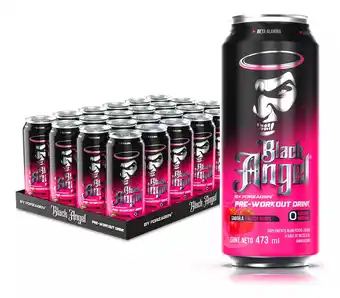 Mercado Libre Black angel bebida pre-workout by forzagen charola 24 pz sabor frutos rojos oferta