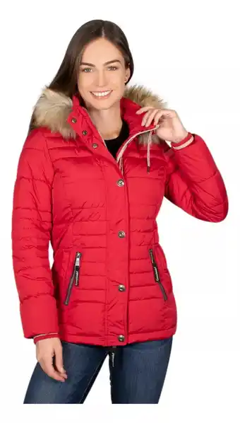 Mercado Libre Chamarra mujer greenlander pol5920 gorro desmontable oferta