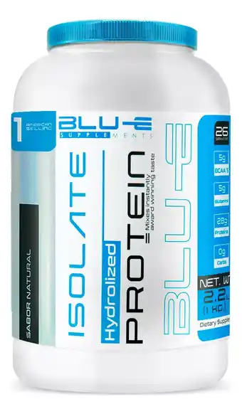 Mercado Libre Proteina whey hidrolizada isolate blu-e 1kg sabor natural oferta