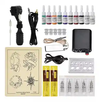 Mercado Libre Kit para tatuar atomus maquina pedal tintas profesional oferta