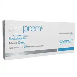 Farmacias YZA Exaprem 10mg 28 tabs oferta