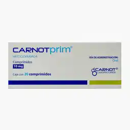 Farmacias YZA Carnotprim 10mg 20 comp oferta
