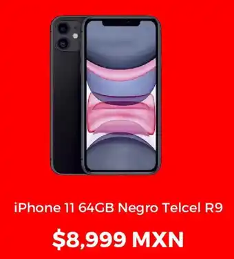 Sanborns iPhone 11 64GB Negro Telcel R9 oferta