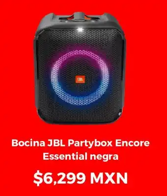 Sanborns Bocina JBL Partybox Encore Essential negra oferta