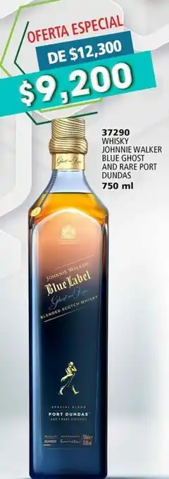 Bodegas Alianza WHISKY JOHNNIE WALKER BLUE LABEL AND RARE PORT DUNDAS 750 ML oferta