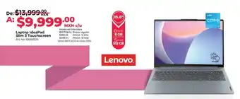 Office Depot Lenovo Laptop IdeaPad Slim 3 Touchscreen oferta