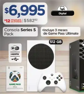 Chedraui Consola Series S Pack oferta