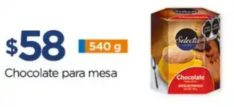 Chedraui Selecto BRAND Chocolate para mesa 540 g oferta
