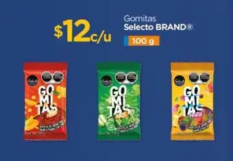 Chedraui Gomitas Selecto BRAND 100 g oferta