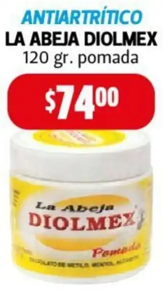 Farmacias Guadalajara ANTIARTRÍTICO LA ABEJA DIOLMEX 120gr oferta