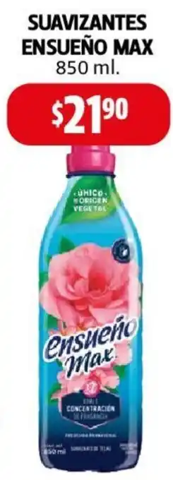 SUAVIZANTES ENSUEÑO MAX 850ml