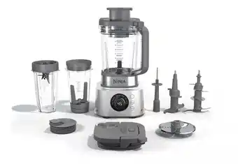 Mercado Libre Sistema de cocina ninja , licuadora, extractor 2 vasos ss400 color plateado oferta