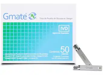 Mercado Libre Tiras reactivas glucometro gmate 50 piezas oferta