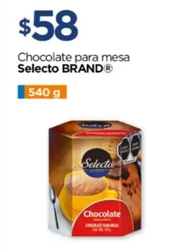 Chedraui Chocolate para mesa Selecto BRAND 540 g oferta