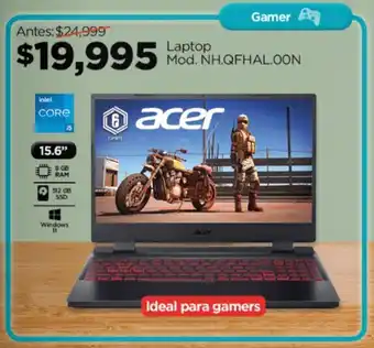 Chedraui acer Laptop Mod. NH.QFHAL.OON oferta