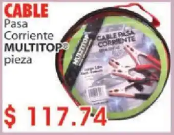 CABLE Pasa Corriente MULTITOP pieza