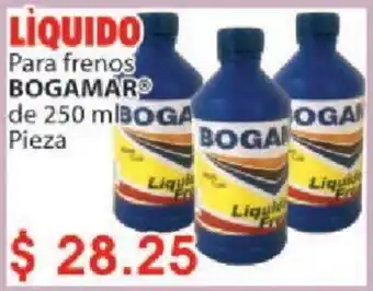 LIQUIDO Para frenos BOGAMAR de 250 ml