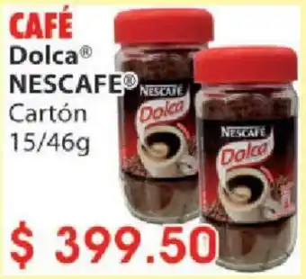 CAFÉ Dolca NESCAFE Cartón 15/46g