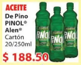 ACEITE De Pino PINOL Cartón 20/250ml