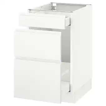 IKEA Sektion Gabinete bajo p/bote basura 2 cjns, blanco maximera/voxtorp blanco mate, 46x61x76 cm oferta