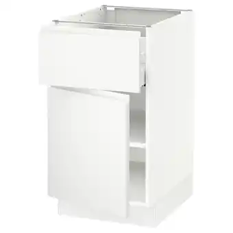 IKEA Sektion / maximera Gabinete bajo 1 puerta 1 cajón, blanco/voxtorp blanco mate, 46x61x76 cm oferta