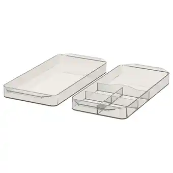 IKEA Godmorgon bandeja con compartimentos, 2, ahumado oferta