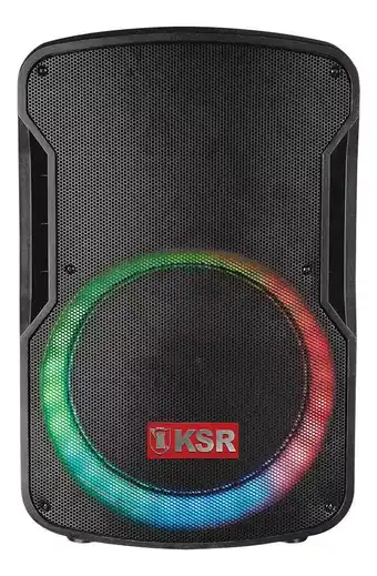 Mercado Libre Bafle amplificado recargable de 15 msa-7515cl color negro oferta