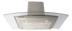 Campana extractora de cocina maxims hc6136as ac. inox. de pared 50cm x 60cm acero inoxidable 110v