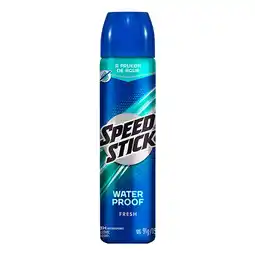 Farmacias YZA Speedstick waterproof aerosol caballero 91g 1 pza oferta