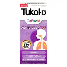 Farmacias YZA Tukol-d jarabe infantil 125ml oferta