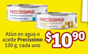 Soriana Súper Atún en agua o aceite Precíssimo 130 g. cada uno oferta