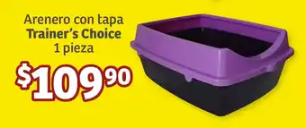 Arenero con tapa Trainer's Choice 1 pieza