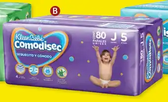 Soriana Súper Pañal Comodisec Etapa 5 - 80 piezas oferta