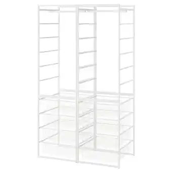 Jonaxel combinación de clóset, blanco, 99x51x173 cm