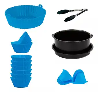 Accesorios para freidora de aire 14 pz masterchef by hukën