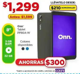 Bodega Aurrerá Onn Tablet PP86A-W oferta