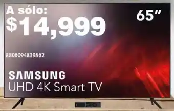 City Club SAMSUNG UHD 4K Smart TV 65" oferta