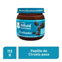 Farmacias YZA Gerber papilla etapa 2 ciruela pasa 113g oferta