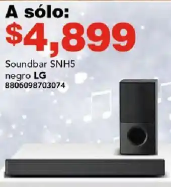 City Club LG Soundbar SNH5 negro oferta
