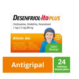 Farmacias YZA Desenfriol-ito plus 24 tabs oferta