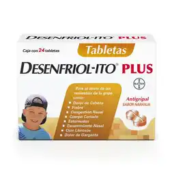 Farmacias YZA Desenfriol-ito plus 24 tabs oferta