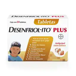 Farmacias YZA Desenfriol-ito plus 24 tabs oferta