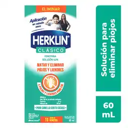 Farmacias YZA Herklin anti piojos y liendres shampoo 60ml oferta