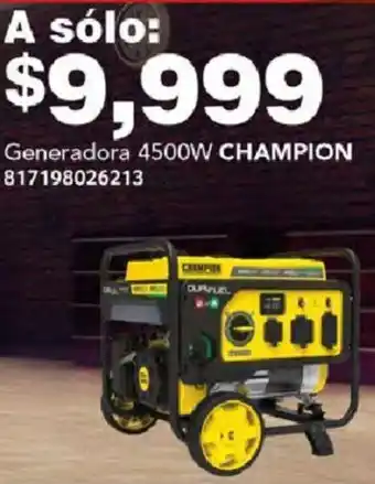 City Club CHAMPION Generadora 4500W oferta