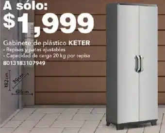 City Club KETER Gabinete de plástico oferta