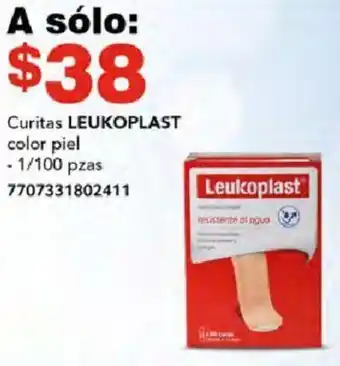 City Club Curitas LEUKOPLAST color piel 1/100 pzas oferta