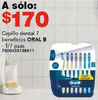 City Club Cepillo dental 7 beneficios ORAL B oferta