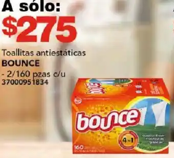 City Club BOUNCE Toallitas antiestáticas 2/160pzas oferta