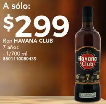 City Club Ron HAVANA CLUB 7 años 1/700ml oferta