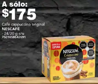 City Club Café cappuccino original NESCAFÉ 24/20g oferta